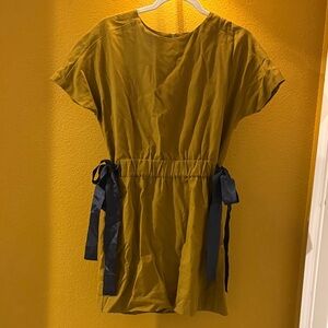Zara Trafaluc Mustard Yellow Top